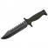 Cutit de vanatoare ideallstore®, assault specialist, 30 cm, negru, teaca inclusa