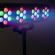 Echipament de lumini led bar party, 4x7x1w rgbw, functie automata, stroboscop, trepied
