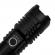 Lanterna de supravietuire ideallstore®, gefahrenhelfer, metalica, led, usb, zoom, negru