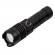 Lanterna de supravietuire ideallstore®, gefahrenhelfer, metalica, led, usb, zoom, negru