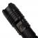 Lanterna de supravietuire ideallstore®, gefahrenhelfer, metalica, led, usb, zoom, negru