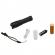 Lanterna de supravietuire ideallstore®, gefahrenhelfer, metalica, led, usb, zoom, negru