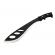Maceta de vanatoare ideallstore®, last resort, 42.5 cm, otel inoxidabil, negru, teaca inclusa