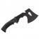Topor ideallstore®, irish wrath, otel inoxidabil, negru, 28 cm, teaca inclusa