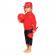 Tricou de baie fish red marime 110-116 protectie uv swimpy