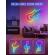 Banda LED flexibila Smart RGB cu Bluetooth si control de la distanta multiple moduri de functionare compatibil Google si Alexa Sincronizare muzica IP65 3m