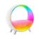 Lampa Smart LED RGBmultifunctionala Incarcator Rapid Wireless 15W Control App Difuzor Control din voce Terapie Sunet Doua Alarme diferite Wi-Fi Ceas cu Lumina ambientala Vreme Compatibilitate Alexa si Google Iphone si Android