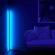 Lampa de colt LED RGB PLUG and PLAY Wi-Fi schelet din metal joc de lumini si sincronizare dupa voce sau muzica telecomanda amplasare pe podea design modern lumina ambientala multiple moduri de functionare 142 cm