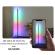 Lampa de colt LED RGB PLUG and PLAY Wi-Fi schelet din metal joc de lumini si sincronizare dupa voce sau muzica telecomanda amplasare pe podea design modern lumina ambientala multiple moduri de functionare 142 cm