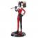 Figurina articulata ideallstore®, jester harley quinn, editie de colectie, 19 cm, stativ inclus