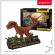 Puzzle 3d velociraptor 63 piese cubic fun