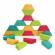 Joc educativ tip mozaic cu forme trapezoidale natura