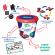 Set clics de construit vehicule pompieri 8 in 1