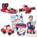 Set clics de construit vehicule pompieri 8 in 1