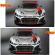 Set 2 tije din aluminiu reglabile pentru consolidare spoiler, lungime 10cm, imitatie carbon