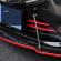 Set 2 tije din aluminiu reglabile pentru consolidare spoiler, lungime 10cm, imitatie carbon