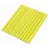 Set 12 ornamente din material reflectorizant pentru spite bicicleta, culoare galben