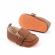 Pantofiori eleganti maro pentru baietei (marime disponibila: 3-6 luni (marimea