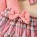 Costumas cu body roz pentru fetite - lolita (marime disponibila: 9-12 luni