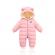 Combinezon roz din fas - the bear (marime disponibila: 3-6 luni (marimea 18