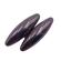 Set de 2 bile magnetice antistres, ovale, 6 cm, negru