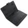 Husa piele ecologica pentru tablete 10 inch cu tastatura micro usb, culoare negru