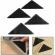 Set 4 triunghiuri antiderapante benzi antialunecare pentru covor sau mocheta, ruggies