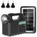 Kit solar portabil gdlite gd8017 music cu bluetooth pentru camping