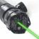 Laser pointer verde pentru arma, cu suport de fixare pe sina