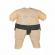 Costum gonflabil sumo, marime universala, gonga® crem