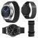 Curea metalica compatibila cu samsung gear s3, magnetica negru