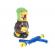 Lansator de mingi cu tinta, model rata, gonga® multicolor