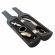 Set 6 accesorii pentru vin, model sticla de vin, gonga® negru