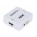 Convertor de imagine și sunet de la vga la hdmi alb