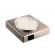 Lampa led metalica gx 53, 7w, gonga® argintiu