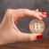 Moneda bitcoin pentru colectionari,gonga® roz