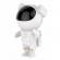 Proiector in forma de astronaut, permite proiectarea stelelor sau galaxiilor, gonga® alb