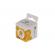 Set 6 discuri din ceara aromatica, gonga® galben