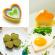 Set de 5 forme pentru prăjituri din plastic model inima, diverse culori, gonga® rainbow