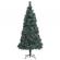Brad de craciun artificial pin verde cu spice albe ideallstore®, perfect holiday, 120 cm, suport inclus