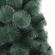 Brad de craciun artificial pin verde cu spice albe ideallstore®, perfect holiday, 120 cm, suport inclus