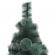 Brad de craciun artificial pin verde cu spice albe ideallstore®, perfect holiday, 180 cm, suport inclus