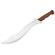 Maceta de vanatoare ideallstore®, oriental blade, otel inoxidabil, 58 cm, maro