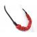 Colier din coral natural rosu 47 cm realizat manual