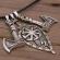 Pandant Scut si Topor- Vikingi pe snur corean