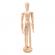 Figurina corp uman cu articulatii mobile, pe suport vertical, pentru pictura,