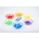 Set de 6 boluri translucide colorate pentru activitati senzoriale