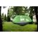 Hamac de camping dublu (2 persoane), 200 x 100 cm + plasa de tantari, culoare verde