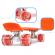 Skateboard penny board pentru copii cu roti din cauciuc, iluminate led, culoare orange