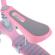 Tricicleta + trotineta + skateboard (3in1) roti iluminate led - roz